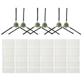 Upgrade Your Cleaning Experience with Replacement Filters and Side Brushes for EICOBOT R20 Robot Vacuum Cleaner