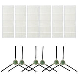 Upgrade Your Cleaning Experience with Replacement Filters and Side Brushes for EICOBOT R20 Robot Vacuum Cleaner