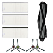 For Ecovacs DEEBOT Buddy Pack U2 Robot Filters, Main Brush & Side Brushes For Hard Floor Carpet Pet Hair Cleaning Accessories