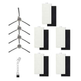 5pcs Filters With 4pcs Side Brush For Lefant M1/M2 Pro Robot Vacuum Cleaner Cleaning Brush Replacement Cleaning Tools Parts
