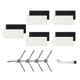 5pcs Filters With 4pcs Side Brush For Lefant M1/M2 Pro Robot Vacuum Cleaner Cleaning Brush Replacement Cleaning Tools Parts