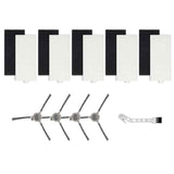 5pcs Filters With 4pcs Side Brush For Lefant M1/M2 Pro Robot Vacuum Cleaner Cleaning Brush Replacement Cleaning Tools Parts