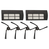 Long lasting Filters and Side Brushes Set for eufy Clean X9 Pro Vacuum Cleaner