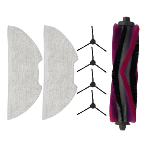 Main Roller Side Brush Mop Cloths Kit For Eureka E20 Plus Robot Vacuum Cleaner Home Appliance Parts Household Supplies