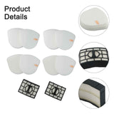 Replacement Filter Set for Shark Upright Vacuums Featuring Compatibility with Various Models Including CU530 and UV725