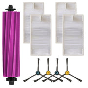 Main Brush and Side Brush Filter Set for Eureka E20 Plus Vacuum Cleaner Parts A