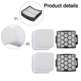 Foam Replacement Filter For Shark LA480WM UV850 UV900 UV900CCO LA492 LA481 LA481C LA481HGN LA481HBJ Part # XHF320 & XFFK602UKT