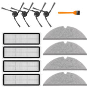 For DREAME D20 Plus Vacuum Side Brush Filter Mop Cloth Kit with Cleaning Brush