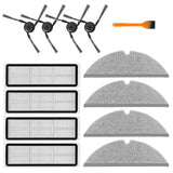 For DREAME D20 Plus Vacuum Side Brush Filter Mop Cloth Kit with Cleaning Brush