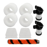 Cleaning Performance Enhanced with Replacement Brush Rollers for Shark For DuoClean Vacuum Models Like If250 & More