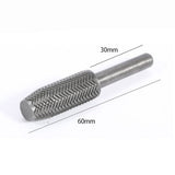 5Pcs Metal Cutter Drill Bits Rotary Files Bit Rasp Tungsten Carbide Burr Milling Cutter Drill Bit Set For Steel Grinding Carving As Shown