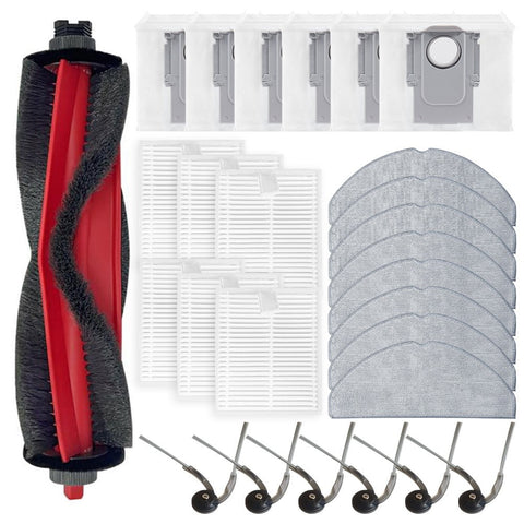 For Roborock For Q7 M5+ Replacement Accessory Set with Dust Bags and Brushes B