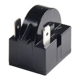 1 Set Refrigerator Ptc Starter Relay Replacement Compressor Overload Protector For Mini Fridges Coolers Easy To Install 2pin-12ohm+1/3HP