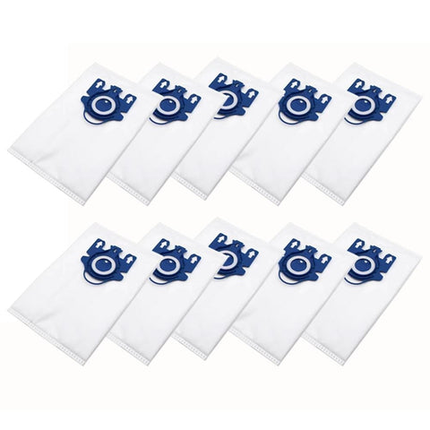 10 Pack Vacuum Cleaner Bags for Miele Classic C1 C2 C3 S227 S240, S5, S8 Blue dust bag