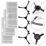 Side Brush and Filter Set Compatible with For GOOVI BR151 BR150 Vacuums