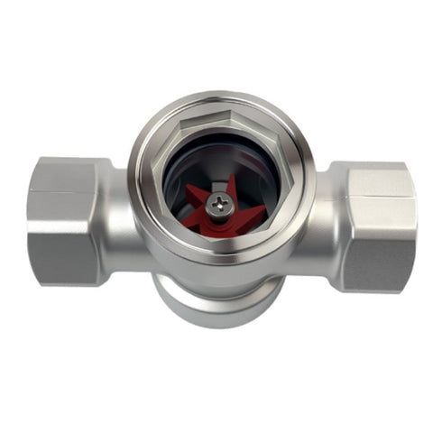 304 Stainless Steel Water Flow Indicator For Pipeline Monitoring Sight Glass DN8