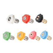 Car Washing Machine 1/4 Nozzle High Pressure Nozzle Fan-Shaped Quick Fittings 1 mm