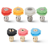 Car Washing Machine 1/4 Nozzle High Pressure Nozzle Fan-Shaped Quick Fittings 1.2 mm