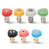 Car Washing Machine 1/4 Nozzle High Pressure Nozzle Fan-Shaped Quick Fittings 1.2 mm