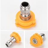 Car Washing Machine 1/4 Nozzle High Pressure Nozzle Fan-Shaped Quick Fittings 1.2 mm