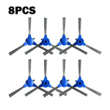 8Pcs Side Brushes For Ionvac Smartclean 2000 Robovac Vacuum Cleaner Household Vacuum Cleaner Brush Replace Attachment As Shown