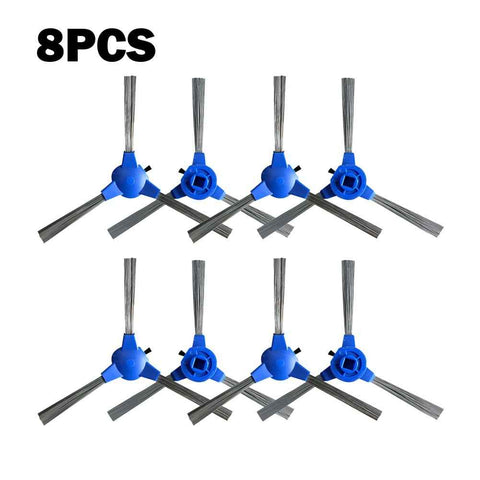 8Pcs Side Brushes For Ionvac Smartclean 2000 Robovac Vacuum Cleaner Household Vacuum Cleaner Brush Replace Attachment As Shown