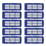 10PCS Filters Robot Vacuum Cleaner Part Accessories Robot Replacement Sweeper Tools Plastic Sweeping Robot Part Filters