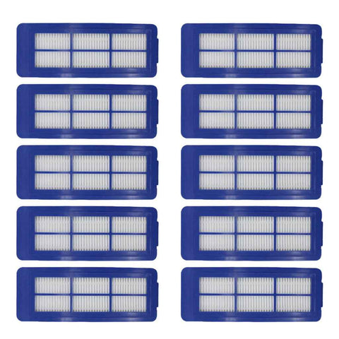 10PCS Filters Robot Vacuum Cleaner Part Accessories Robot Replacement Sweeper Tools Plastic Sweeping Robot Part Filters