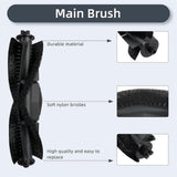 Sweeper HEPA Filter Vacuum Roller Brush Side Brush Mopping Pads Replacement for G8000 G8000Pro Sweeping Robot