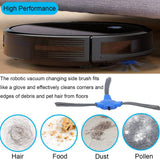 BQBQERT 10 Pack Replacement Side Brushes Tool Easy Installation Sweeper Part Suitable for 11S 30C Robot Vacuum