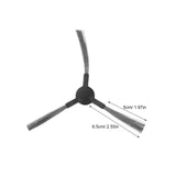 LOLIPPYY 3Pairs Side Brush Replacement Parts for Robot Vacuum Cleaner Compatible with Sweeper Models