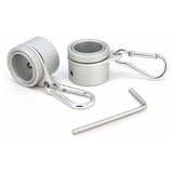2pcs Flag Pole Ring Aluminum Alloy for 0.75-1 in Pole 360° Rotating Anti-Wrap