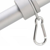 2pcs Flag Pole Ring Aluminum Alloy for 0.75-1 in Pole 360° Rotating Anti-Wrap
