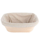 Lierteer Rattan Basket Bread Banneton Brotform Dough Proofing Proving Rattan Multi-Sizes 17*12*6 cm