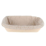 Lierteer Rattan Basket Bread Banneton Brotform Dough Proofing Proving Rattan Multi-Sizes 17*12*6 cm
