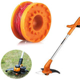 4/8Pack for Worx Wa0010 Replacement Spool Line Grass Trimmer Edger 10Ft +Cap Cover 4+1