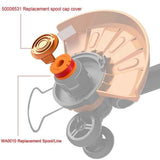 4/8Pack for Worx Wa0010 Replacement Spool Line Grass Trimmer Edger 10Ft +Cap Cover 4+1