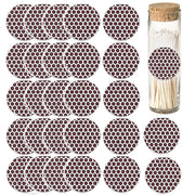 ALSLIAO Round Matches Sticker Strip Matchstick Paper Diy Striker Adhesive Accessories