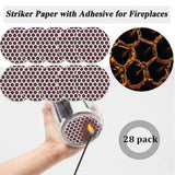 ALSLIAO Round Matches Sticker Strip Matchstick Paper Diy Striker Adhesive Accessories