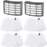2 HEPA + 4 Foam & Felt Filters for Shark Navigator Lift-Away NV350, NV351, NV352, NV355, NV356E, NV357, NV360, NV370, NV391, UV440, UV490, UV540, Part # XFF350 & XHF350 Replacement Filter