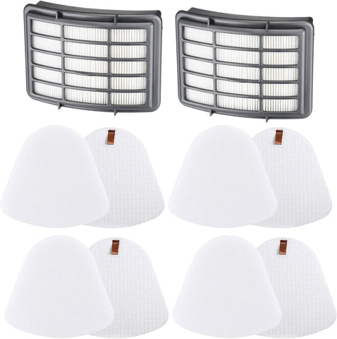 2 HEPA + 4 Foam & Felt Filters for Shark Navigator Lift-Away NV350, NV351, NV352, NV355, NV356E, NV357, NV360, NV370, NV391, UV440, UV490, UV540, Part # XFF350 & XHF350 Replacement Filter