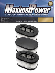 MaximalPower Replacement Filter Compatible for Hoover Foldaway, Widepath, Turbopower & Runabout Vacuum Cleaner 3 Pack
