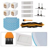 ECOVACS DEEBOOT N10/N10 PLUS Sweeping Machine Accessory Kit: Brush Roller, Side Brush, Mop Cloth, Filter, Dust Bag, Cleaning Brush Included