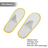 10Pairs Spa Hotel Guest Soft Slippers Closed Toe Disposable Travel Slipper