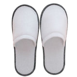 10Pairs Spa Hotel Guest Soft Slippers Closed Toe Disposable Travel Slipper