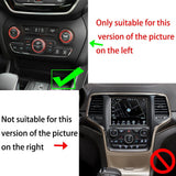 For Grand for Cherokee 2014-21 Black Aluminum Climate Volume Turn Knob Ring