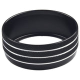 For Grand for Cherokee 2014-21 Black Aluminum Climate Volume Turn Knob Ring