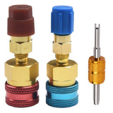 R1234Yf To R134A Quick Coupler Adapter Car Low Side Air Conditioning Fitting Kit