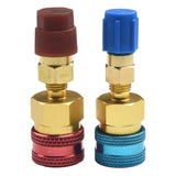 R1234Yf To R134A Quick Coupler Adapter Car Low Side Air Conditioning Fitting Kit