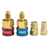 R1234Yf To R134A Quick Coupler Adapter Car Low Side Air Conditioning Fitting Kit